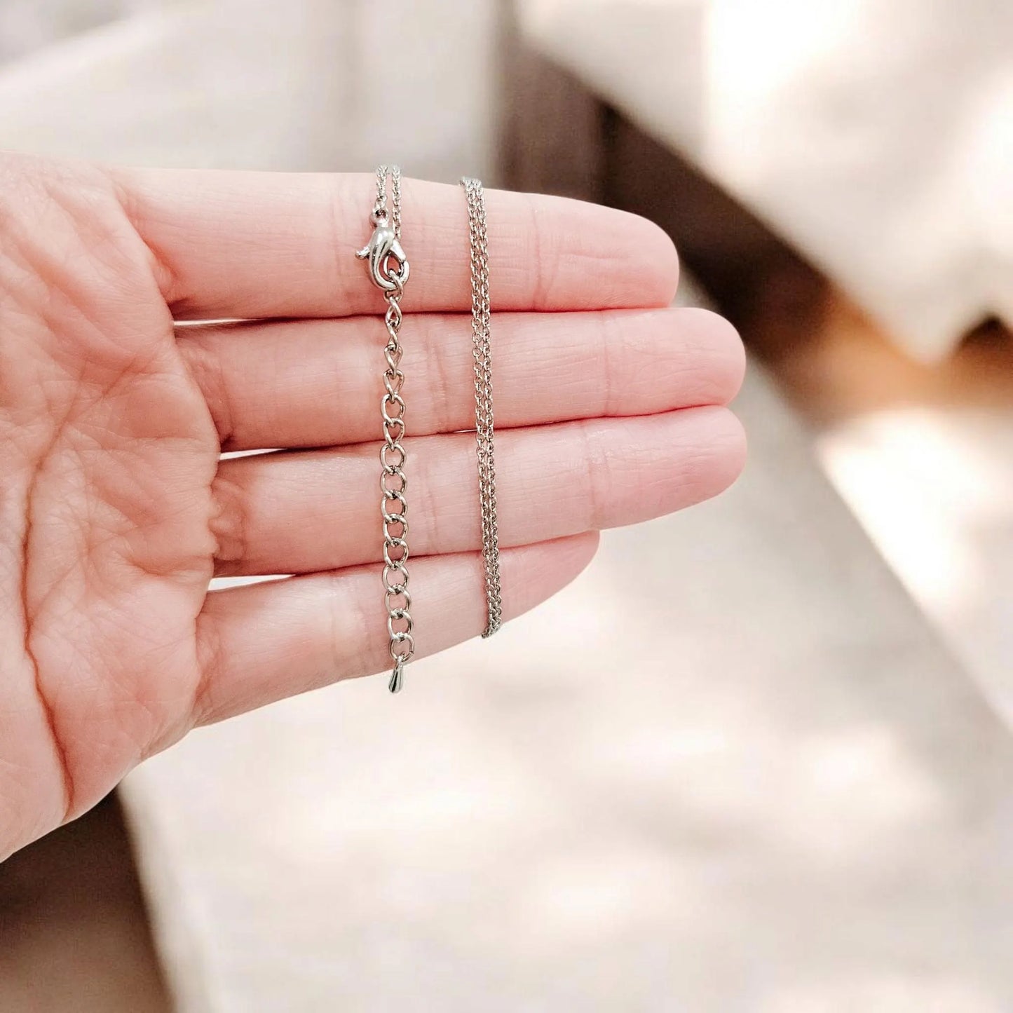 Silver Owl Charm Necklace