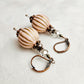 Pink Beaded Vintage Earrings