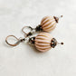 Pink Beaded Vintage Earrings