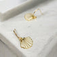 Gold Seashell Mermaidcore Earrings