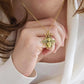 Gold Queen Bee Charm Necklace