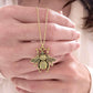 Gold Queen Bee Charm Necklace
