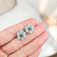 Blue Floral Daisy Resin Earrings