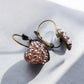 Glitter Heart Druzy Earrings