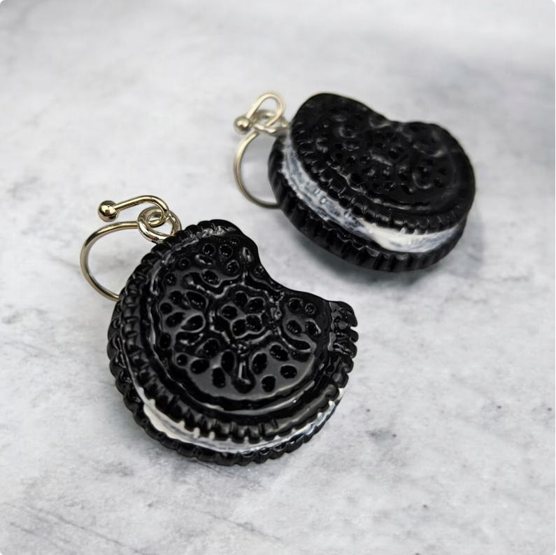 Ice Cream Cookie Sandwich Earrings