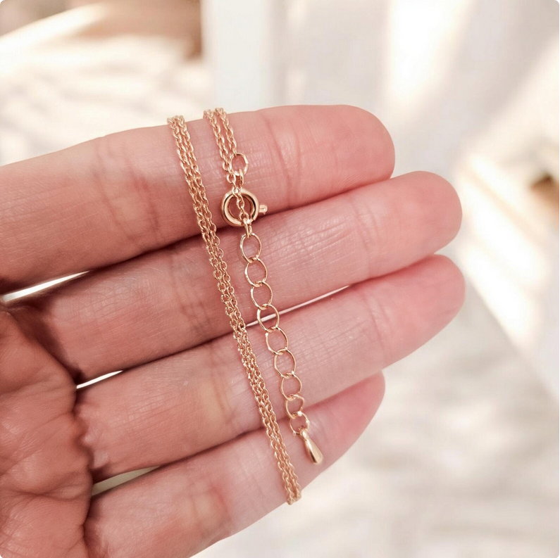Gold Eiffel Tower Charm Necklace