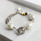 Bumble Bee Lampwork Bracelet