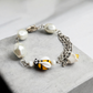 Bumble Bee Lampwork Bracelet