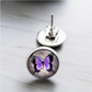 Purple Butterfly Stud Earrings