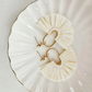 Ivory Fan Fringe Statement Earrings