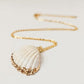 Gold Dipped Seashell Necklace