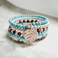 Turquoise Beaded Wrap Bracelet