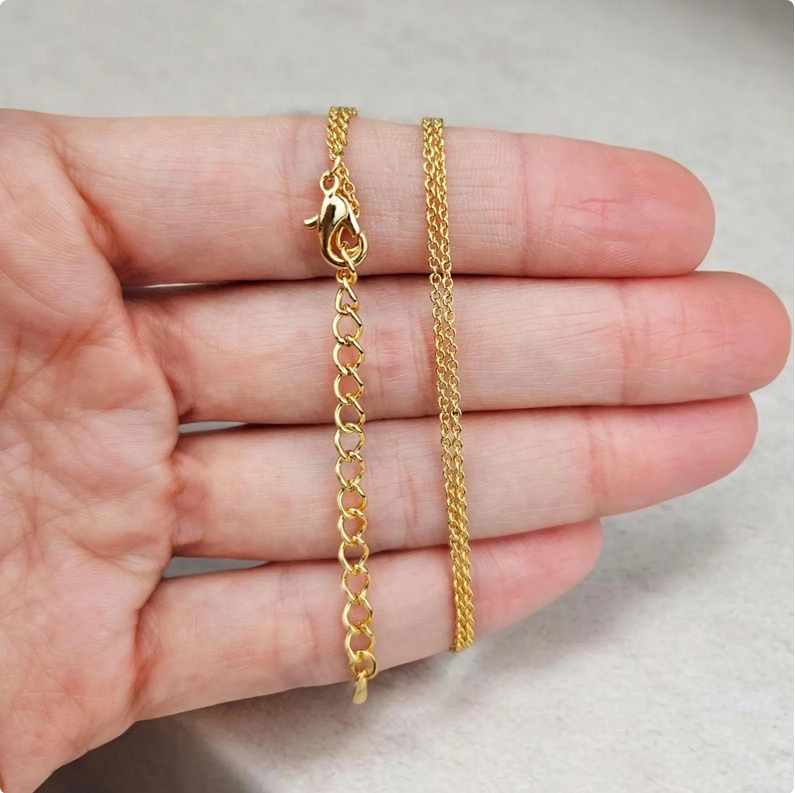 Gold Sunburst Charm Necklace