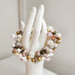 Pink Chunky Beaded Charm Bracelet