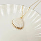 Gold Dipped Seashell Necklace