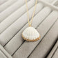 Gold Dipped Seashell Necklace