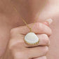Gold Dipped Seashell Necklace