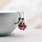 Pink Vintage Inspired Pearl Earrings